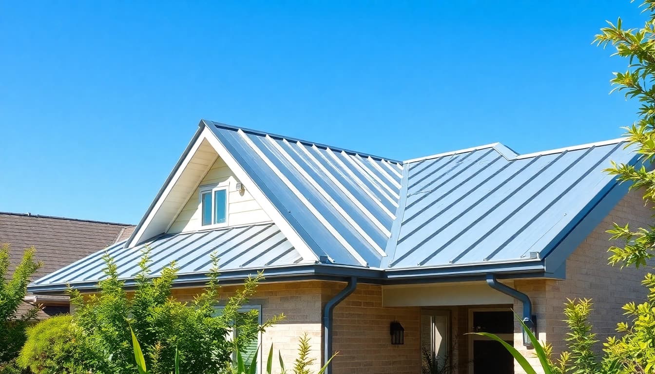 High-quality metal roofing vancouver showcased on a modern home, emphasizing durability and elegance.