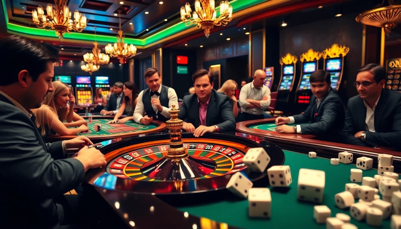 Découvrez l'excitation du meilleur casino en ligne avec des tables vibrantes et des joueurs enthousiastes.