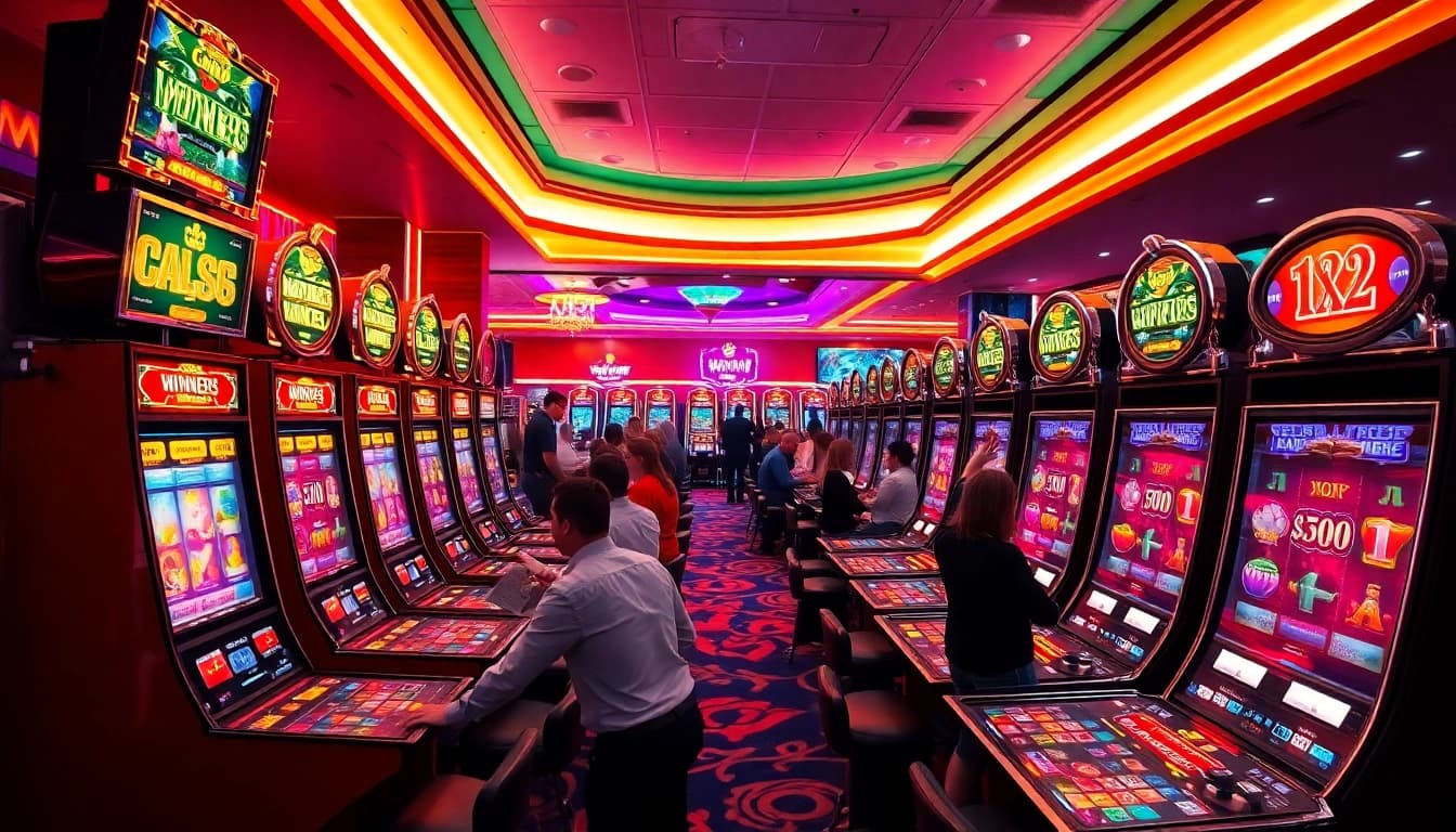 Menyaksikan keseruan permainan slot depo 1k dengan pemain yang meraih kemenangan di kasino.