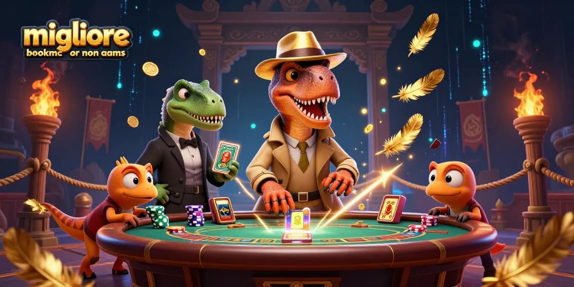 Gioca su un tavolo da blackjack con il migliore bookmaker non AAMS e un velociraptor in incognito