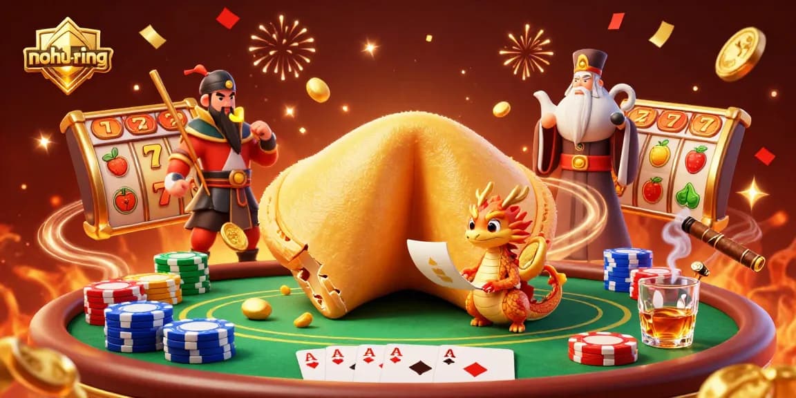 Experience the excitement of nohu-ring with a vibrant casino scene full of golden elements and dynamic gameplay.