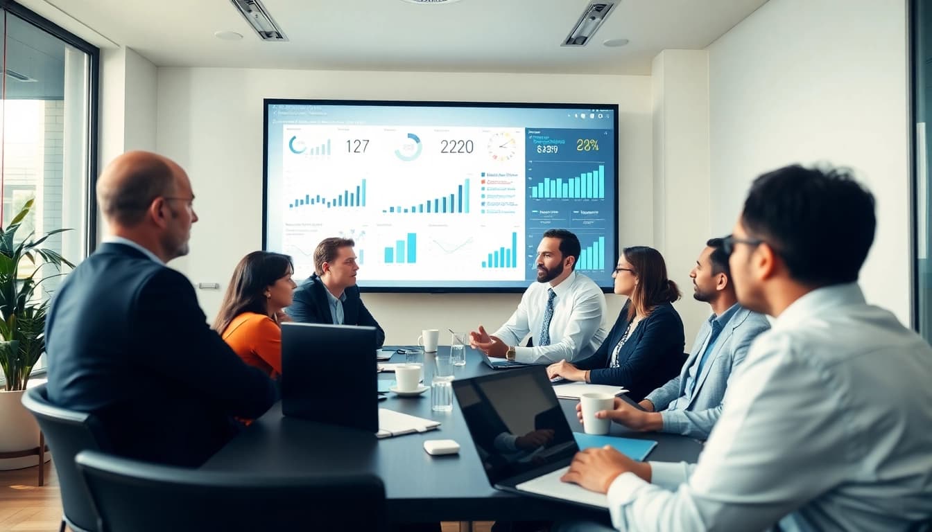 Insights on competitive intelligence faqs shared in a professional meeting setting.