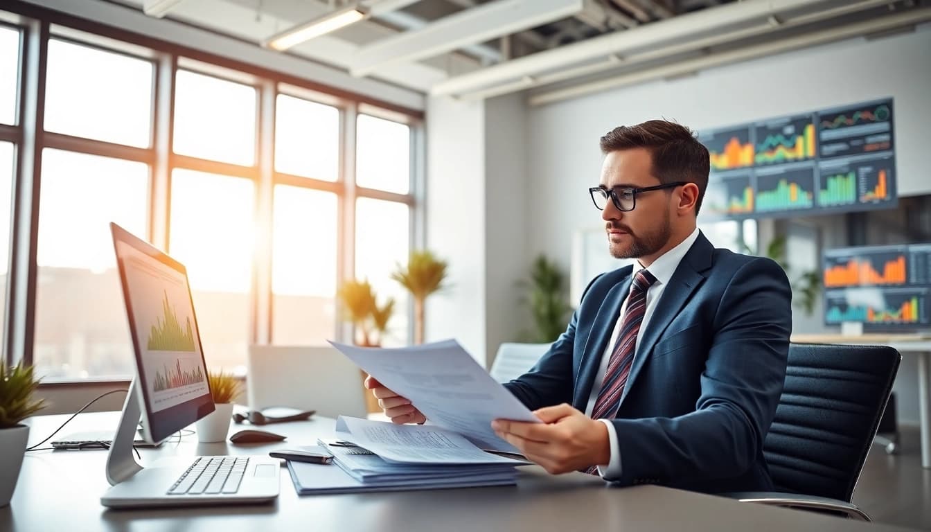 Optimize your startup accounting with a professional accountant analyzing financial data.