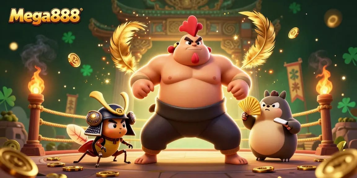 เล่น mega888 เกมสล็อตออนไลน์สุดมันส์กับสัตว์นักรบในสนามต่อสู้