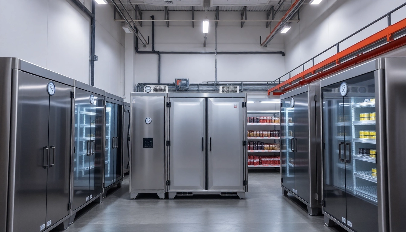Showcase of cold room manufacturers UK with advanced storage solutions and efficient organization.