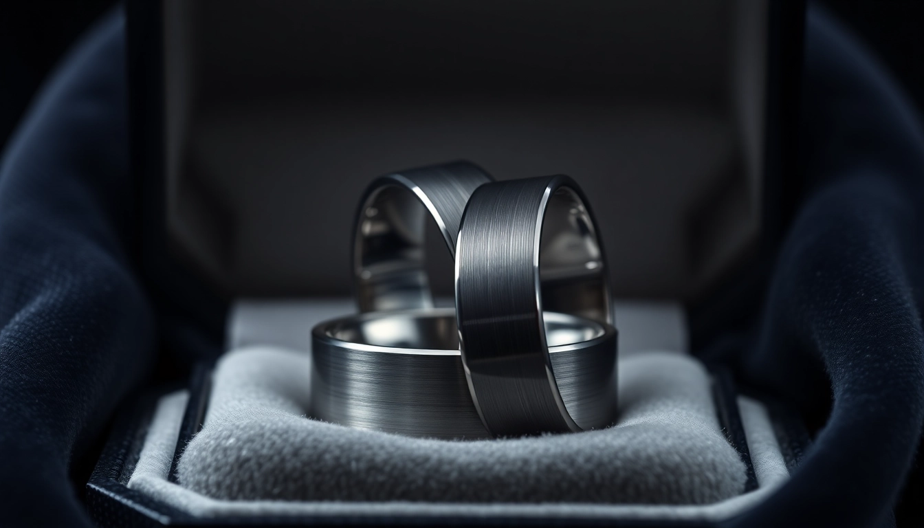 Stylish Gunmetal Wedding Bands for Men: A Modern Choice for Commitment