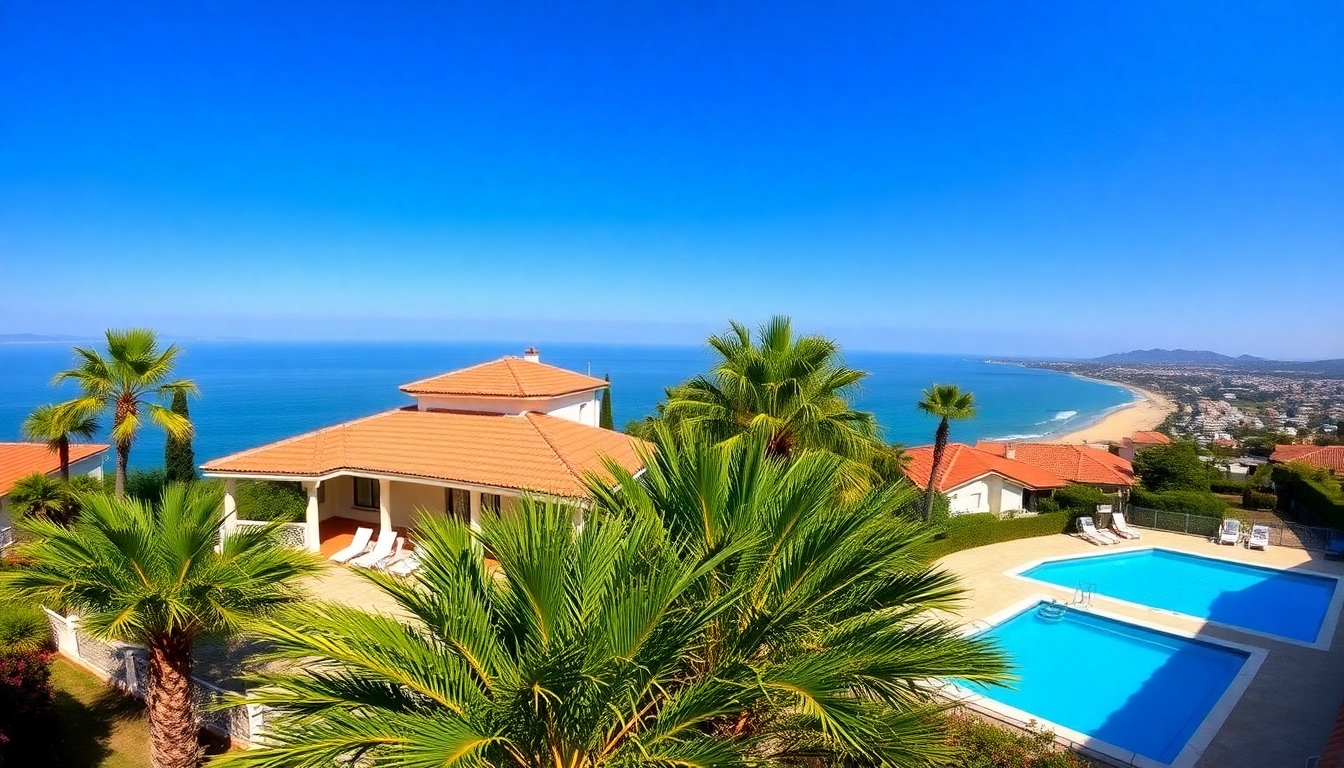 Stunning villa showcasing property in turkey alanya with sea view and bright natural light.