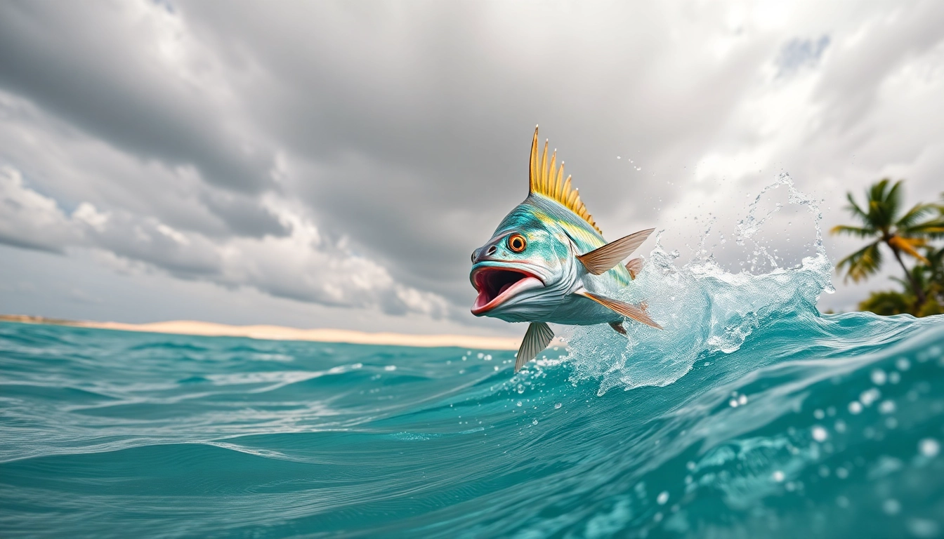 Catch a stunning Roosterfish fishing Mexico leaping from vibrant waters.