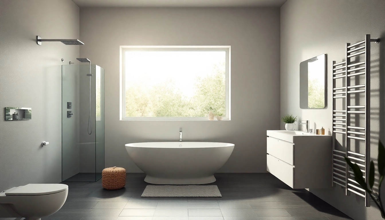 Gestalten Sie Ihr Bad mit SONNI Sanitär-Produkten für einen modernen Look.