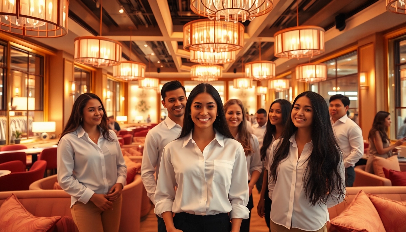 An inviting atmosphere at gdmc.bio, a modern shirt room with charming hosts and elegant decor.