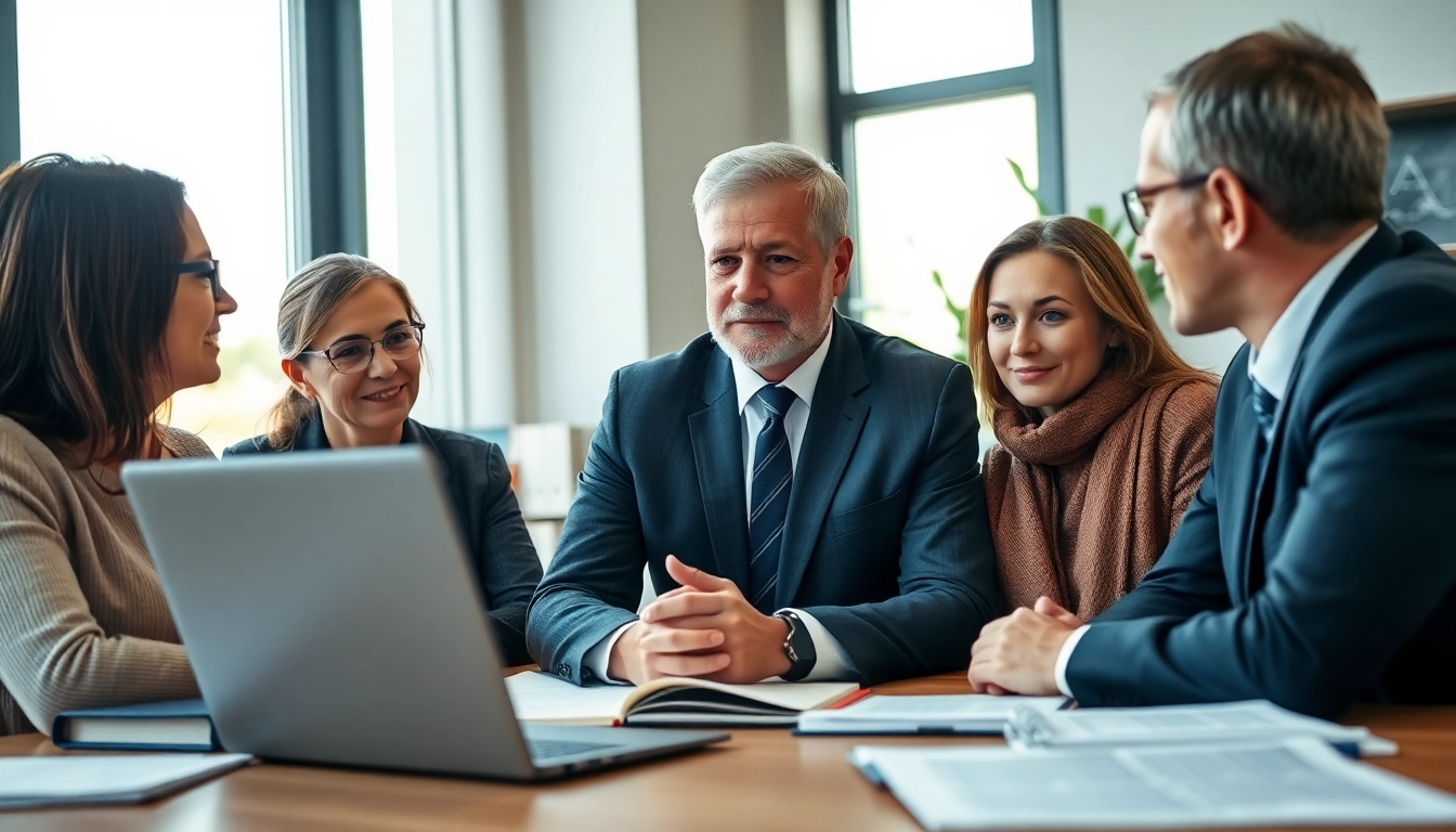 Clients consulting with a family law attorney at https://www.stpetefamilyattorney.com in a professional office