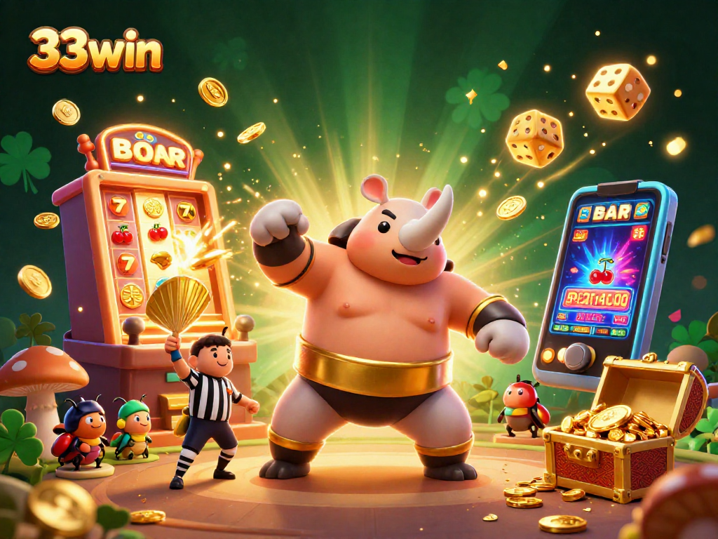 Experience thrilling wins with 33win as a sumo champion beetle stomps into a jackpot explosion.