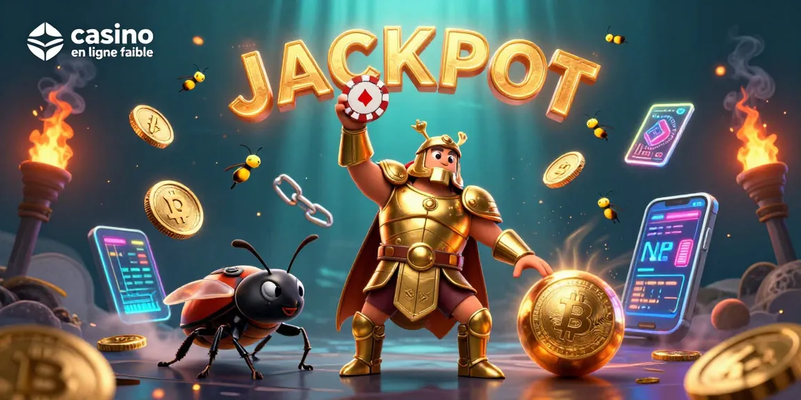 Visualisez le monde captivant du casino en ligne fiable avec des personnages en scène.