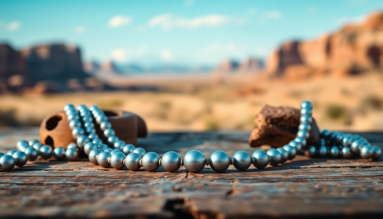 Craft a stunning Navajo Pearls Canada necklace showcasing intricate designs.