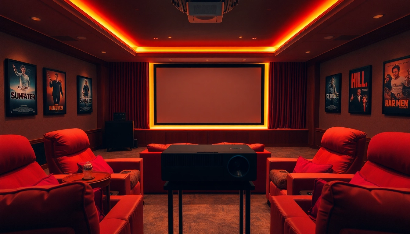 ชมภาพยนตร์ออนไลน์ในโรงภาพยนตร์ที่บ้านด้วยโปรเจคเตอร์และบรรยากาศที่อบอุ่น