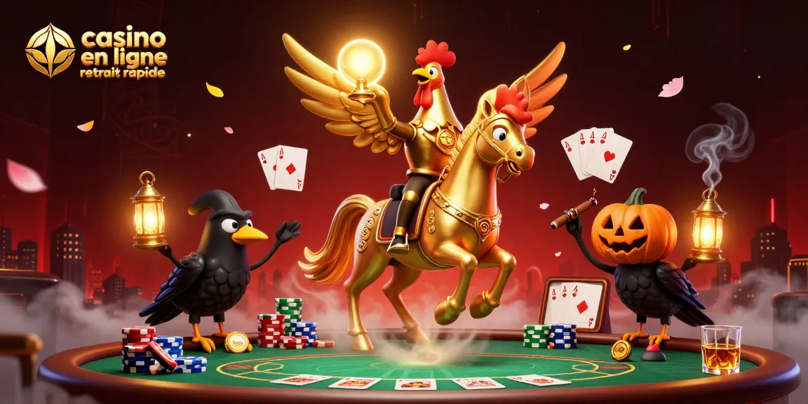 Expérimentez le casino en ligne retrait rapide avec des personnages fantastiques et riches détails visuels.