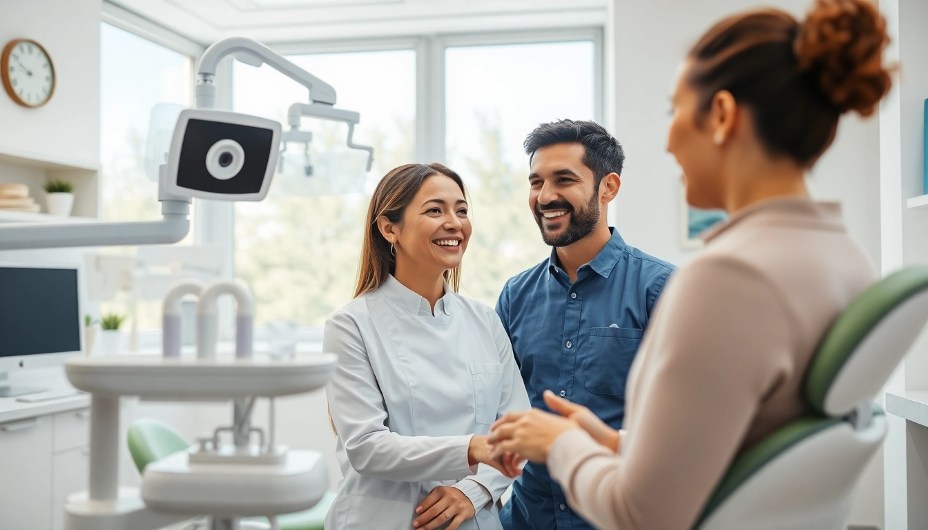 Orthodontist near me showcasing professional care in a bright clinic.