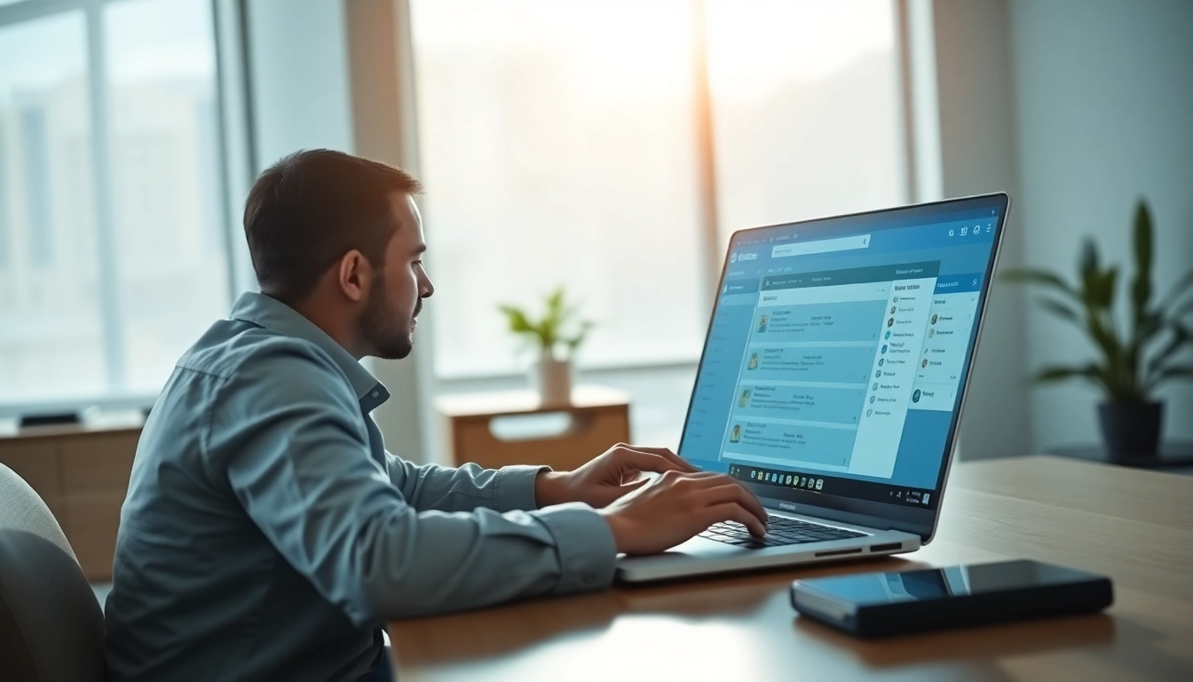 Utilize an affordable linkedin scraping tool for efficient data extraction in a modern office setting.