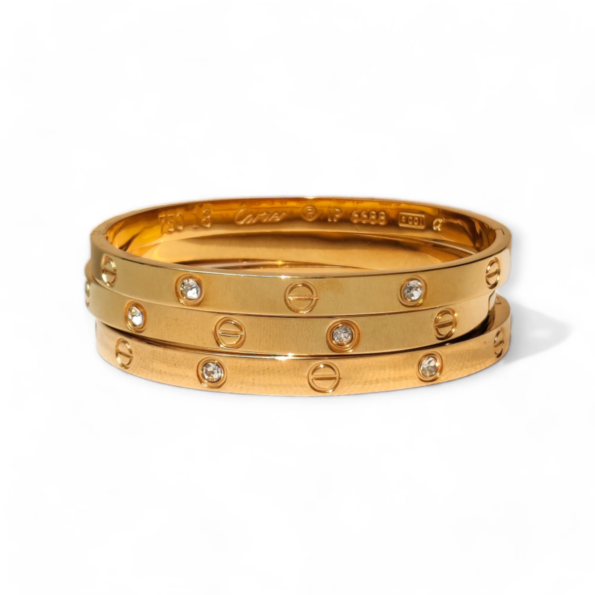 Elegant Gold love bangle for Gifting &amp; Everyday Wear