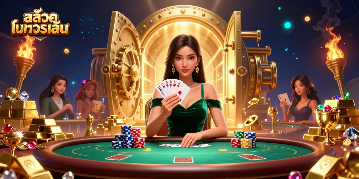 Try สล็อตทดลองเล่น and win at this vibrant casino scene with treasures and excitement!