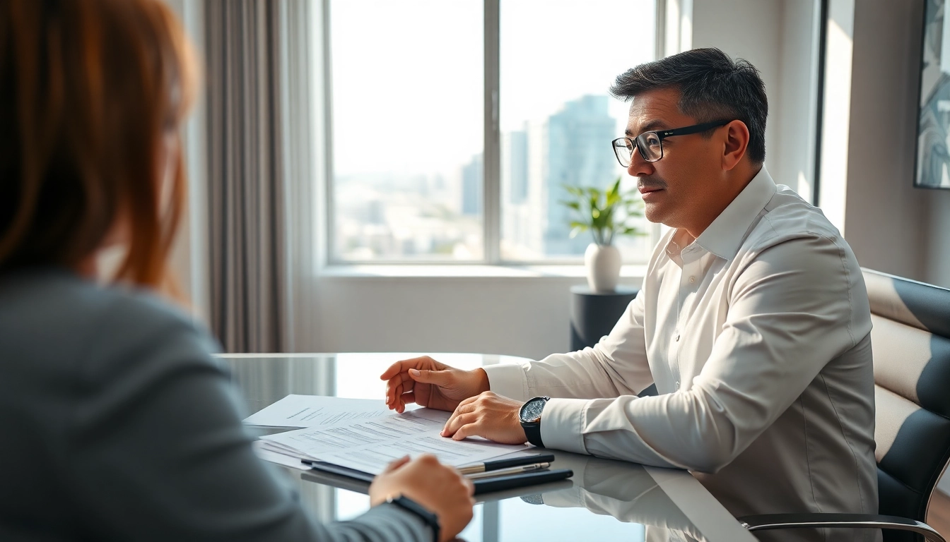 Consultation with a Fort Lauderdale work injury lawyer in a professional office setting.