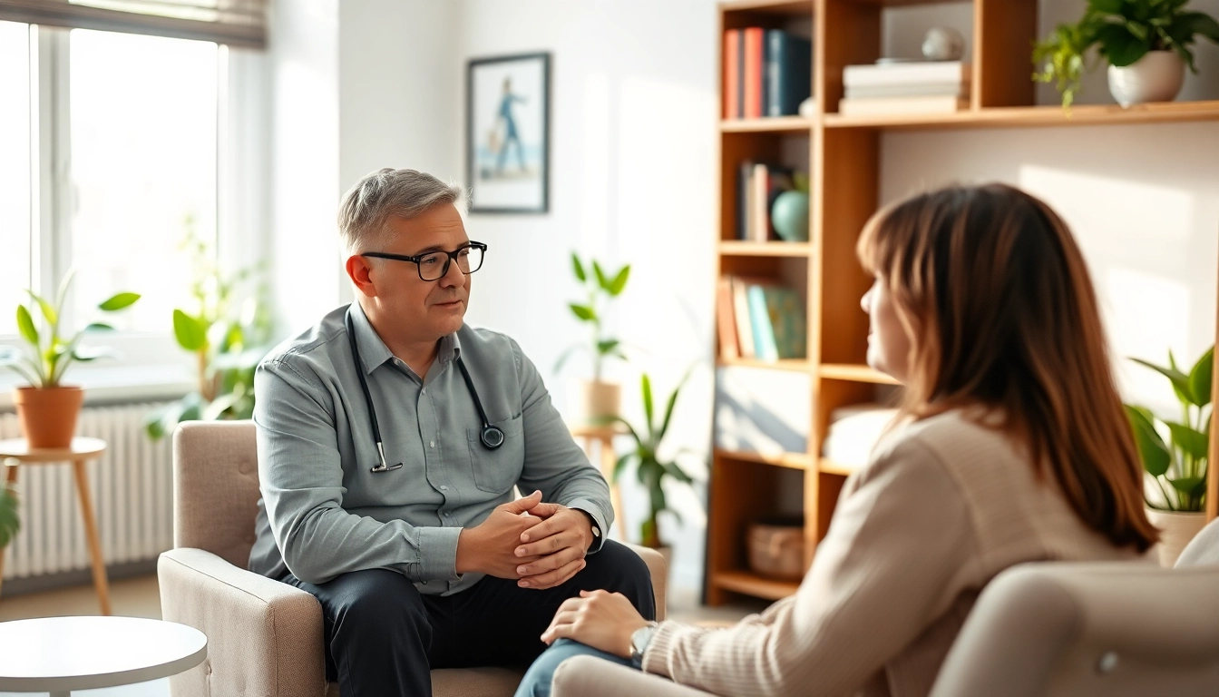 Engaging session with the top psychiatrist in dubai discussing mental health treatments.