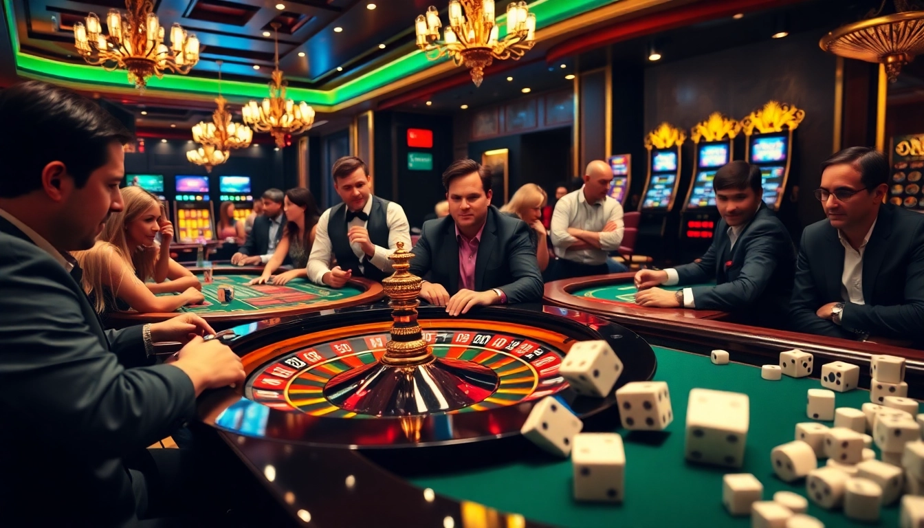 Découvrez l'excitation du meilleur casino en ligne avec des tables vibrantes et des joueurs enthousiastes.