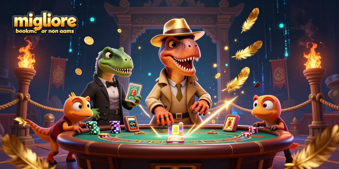 Gioca su un tavolo da blackjack con il migliore bookmaker non AAMS e un velociraptor in incognito