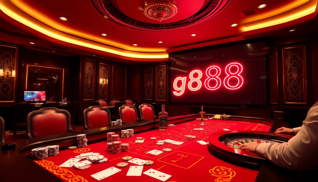 Experience high-stakes gaming at king88 with elegant casino tables and vibrant action.