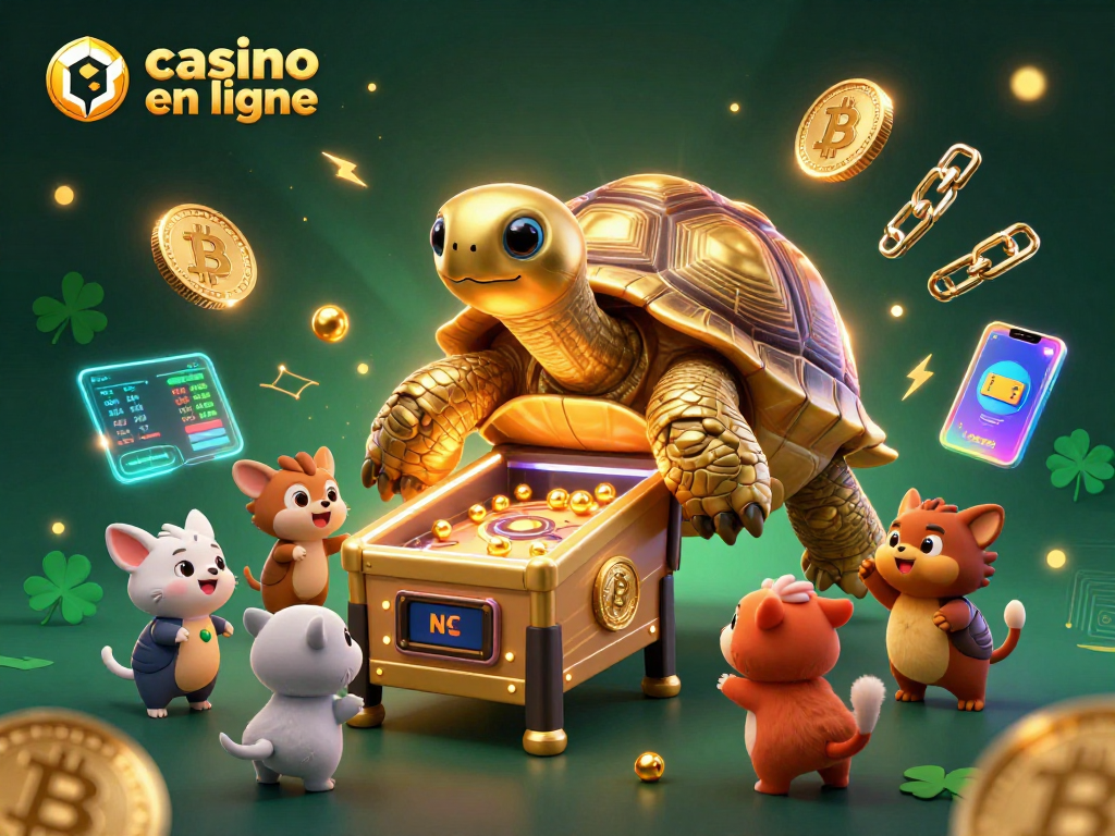 Jouez à des jeux de casino en ligne passionnants avec cette illustration colorée et immersive.