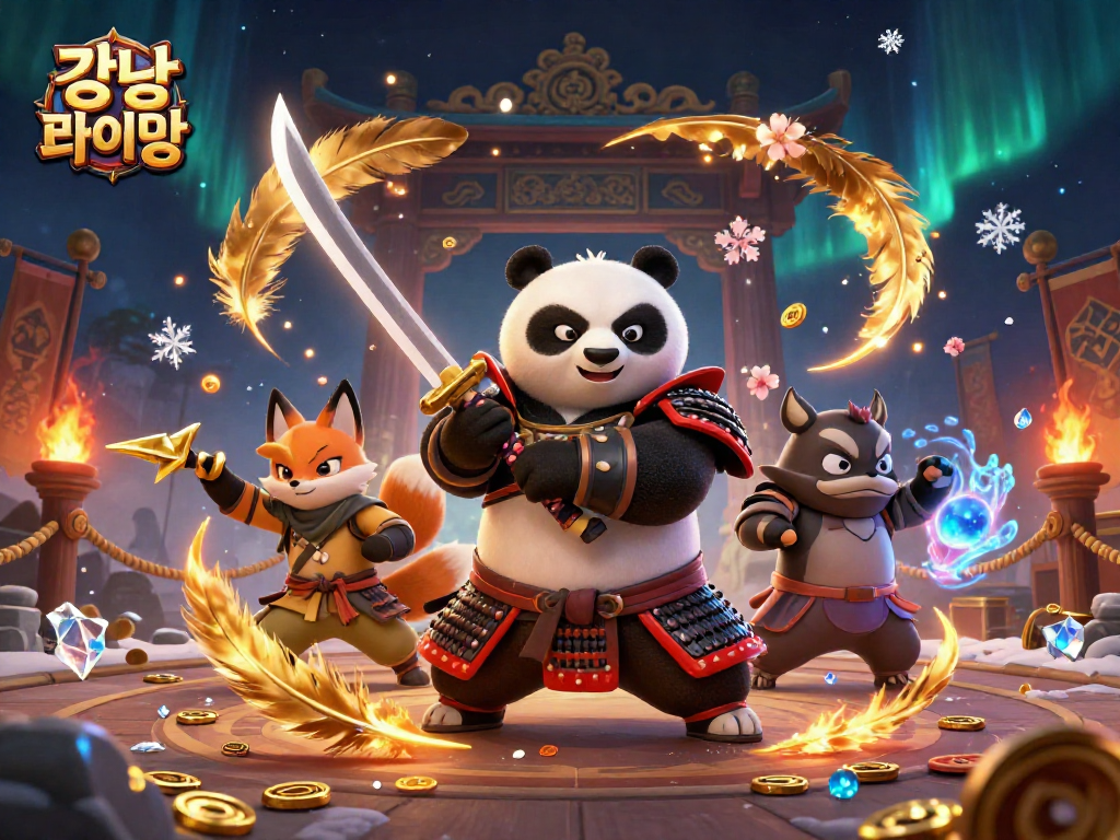 강남 타이밍에서 세밀하게 디자인된 캐릭터들이 다른 도박 경험을 제공하는 모습입니다.