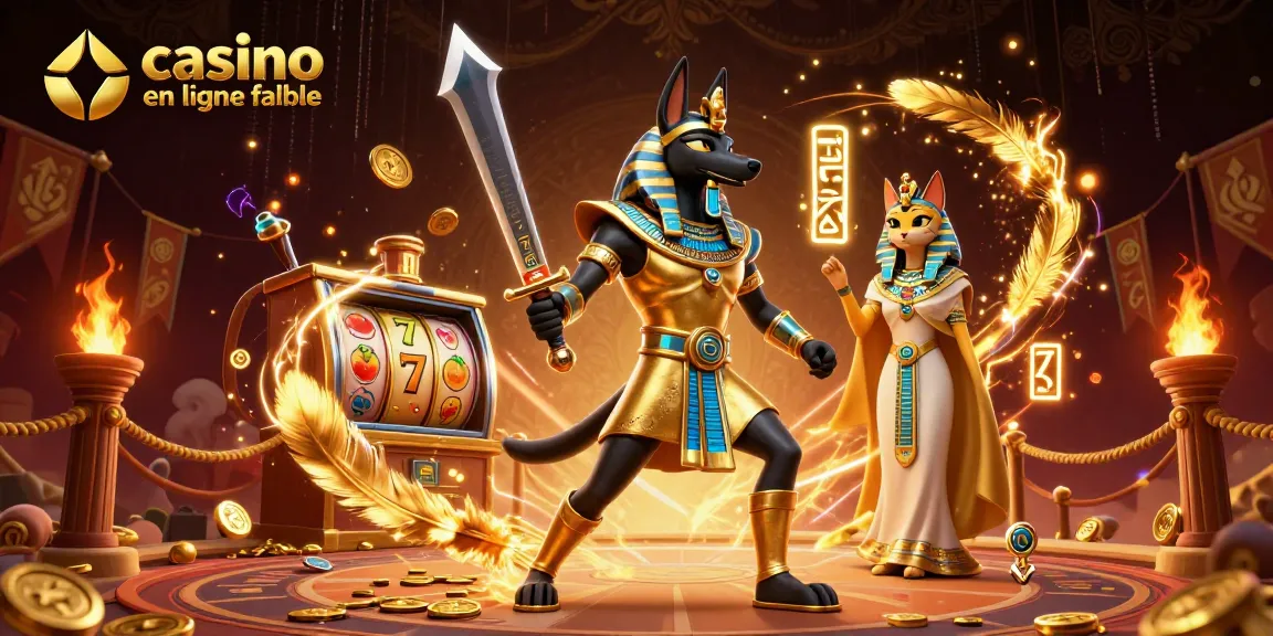 Découvrez le monde des paris avec casino en ligne fiable et un guerrier Anubis à l'honneur.