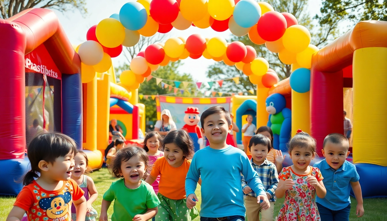 Children laughing at a vibrant birthday party with entertainment from https://www.tcspecialentertainment4u.com