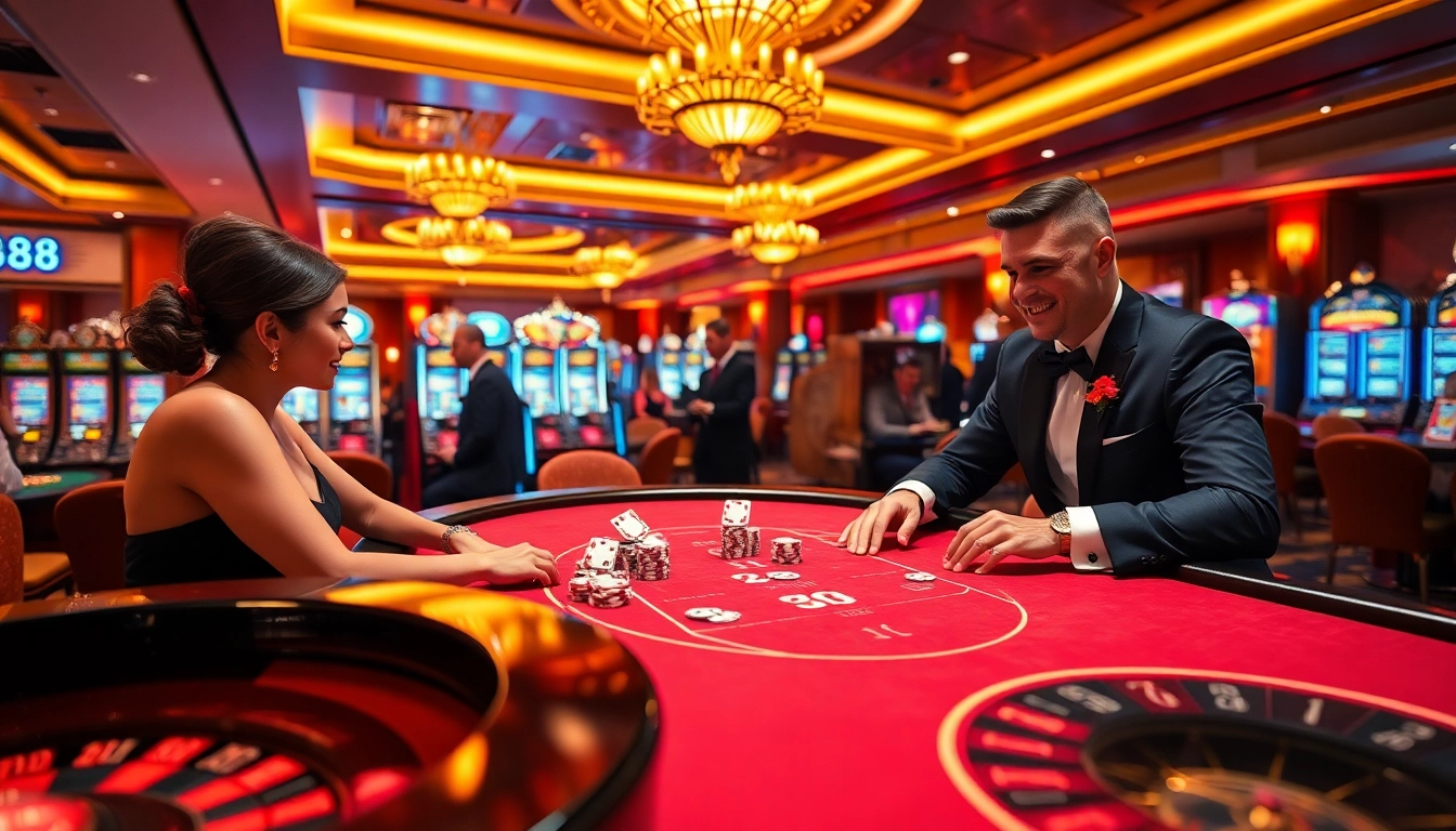Engage in thrilling moments at jun88 bet with vibrant casino games and professional dealers.