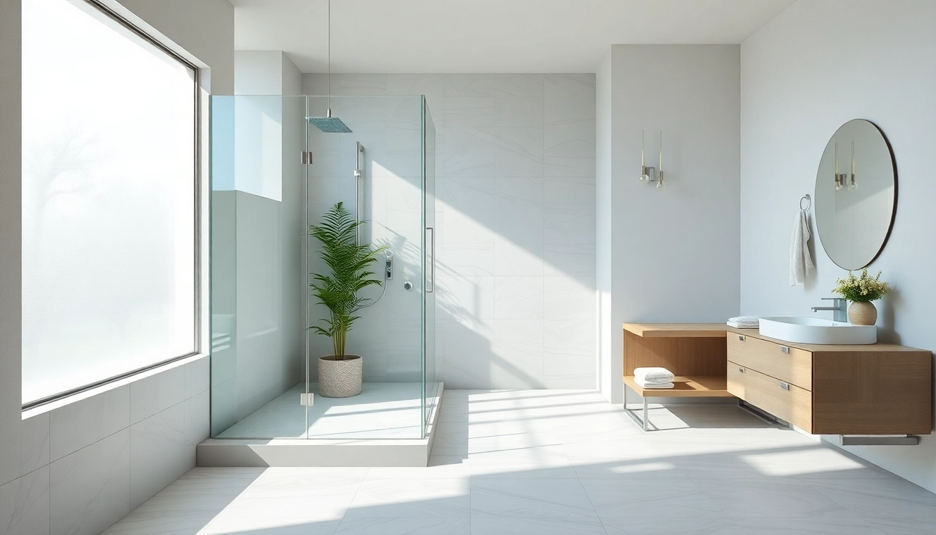 Experience luxurious elegant showers Australia in a modern bathroom setting, featuring sleek design and soft lighting.