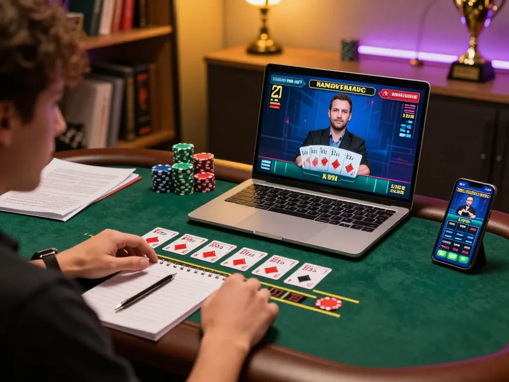 Player engaging with Trang chủ PUB88 live dealer blackjack, balancing strategy and excitement seamlessly.