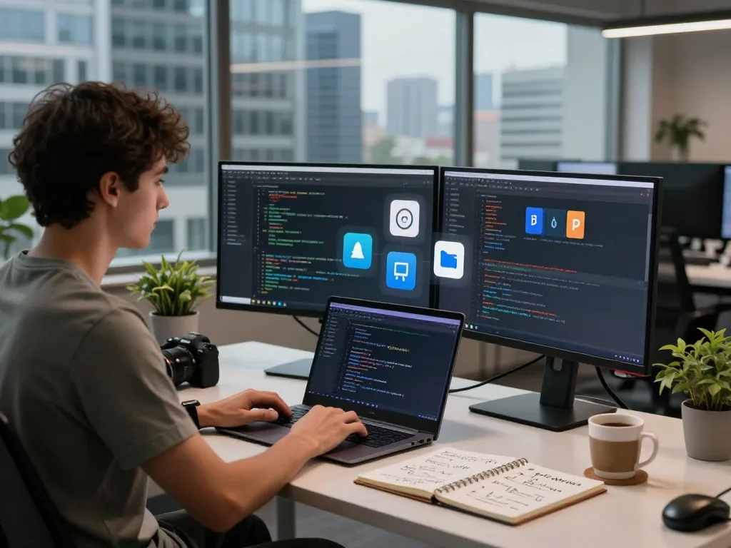 Moltbot AI installation process demonstrating clawdbot features in a modern workspace.