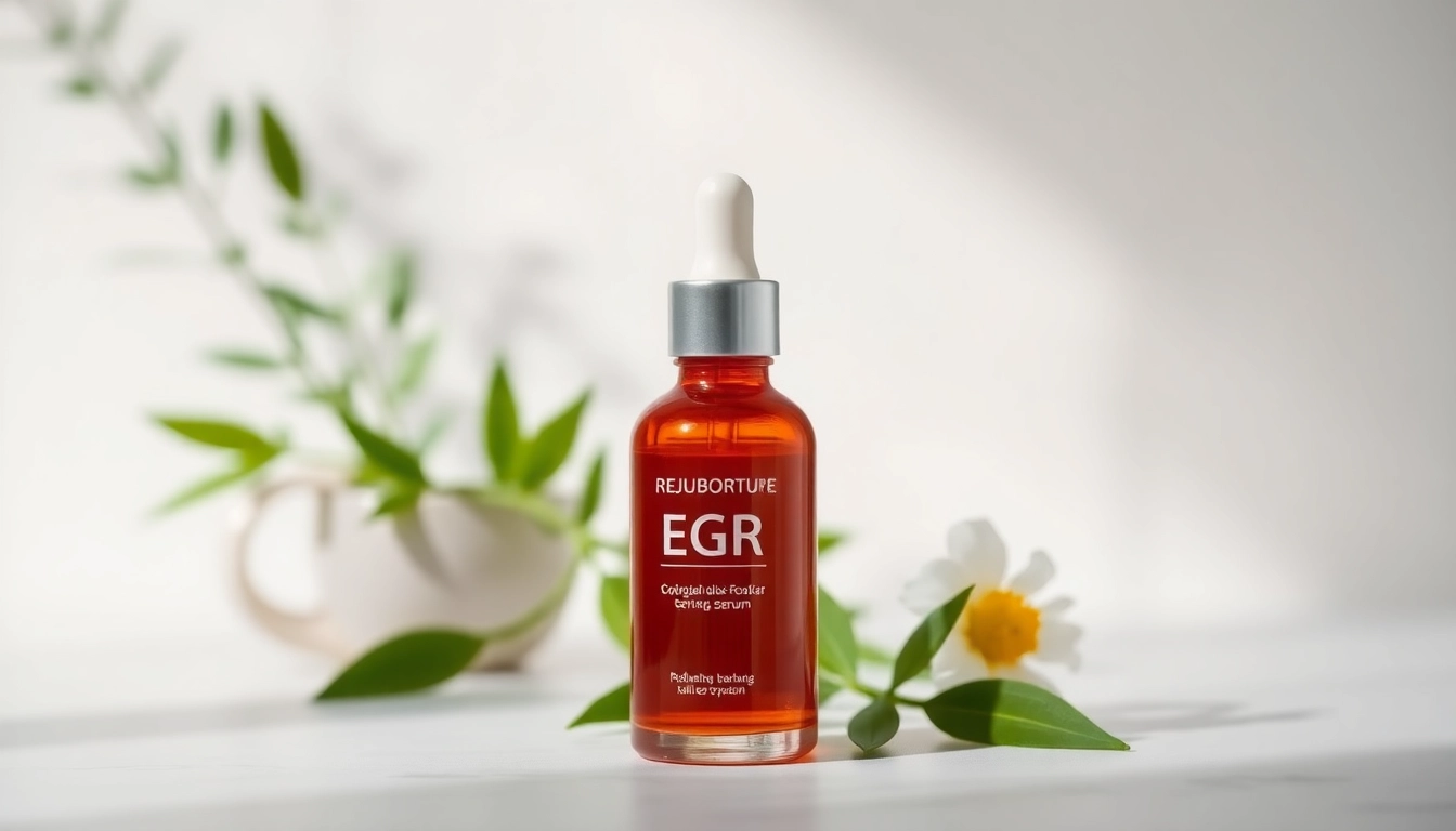 Showcasing the best EGF serum in an elegant and professional setting.
