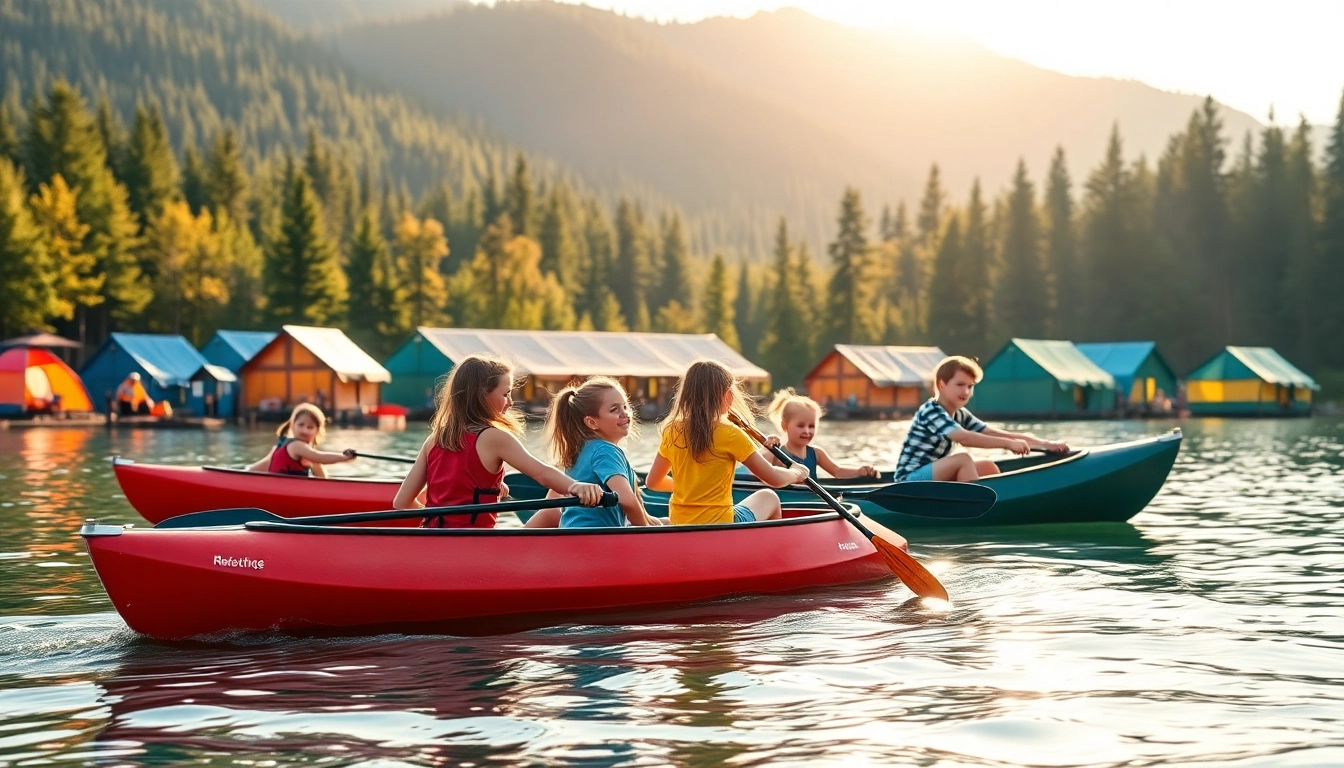 Engaging activities at residential summer camps showcasing kids having fun outdoors.