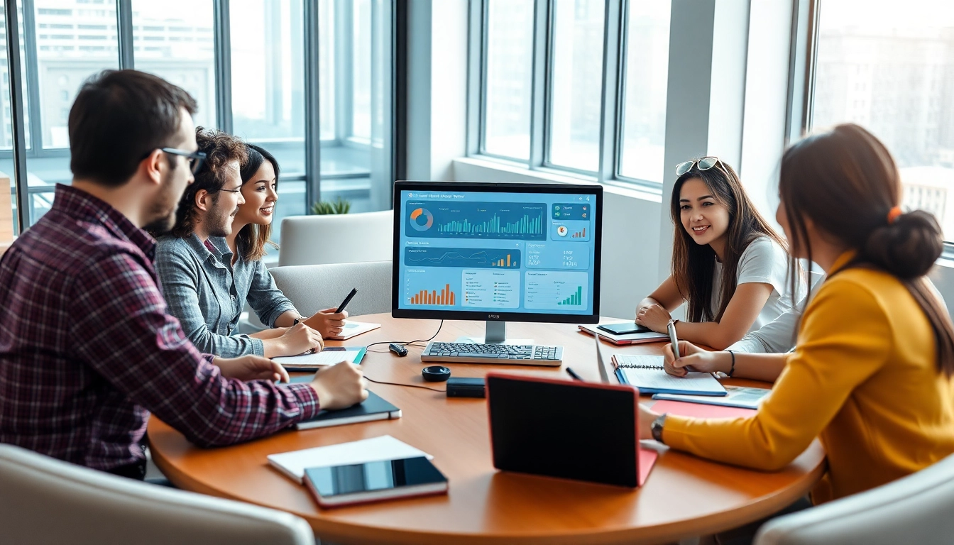 Explore AI testing solutions with https://benchbot.ai in a collaborative office environment.