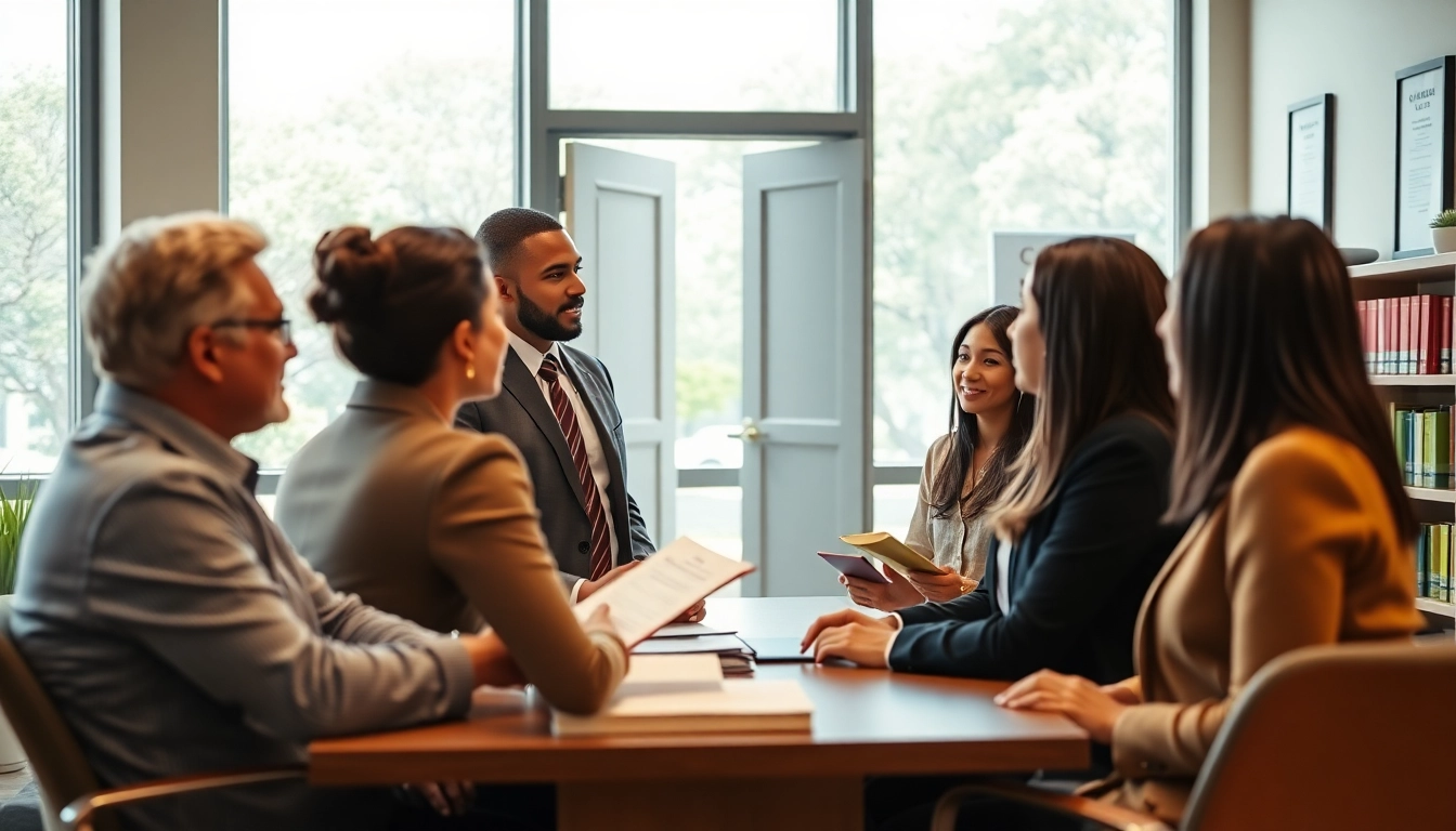 Virginia Immigration Lawyers providing legal guidance in a professional office setting.