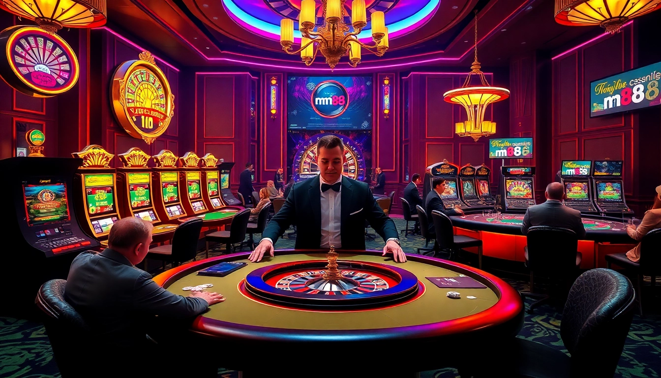 Experience the thrill of nhà cái mm88 with exciting gaming options at a professional casino atmosphere.