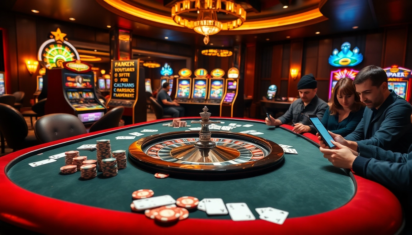 KPI4D gaming excitement showcases chips and cards on a luxurious casino table.