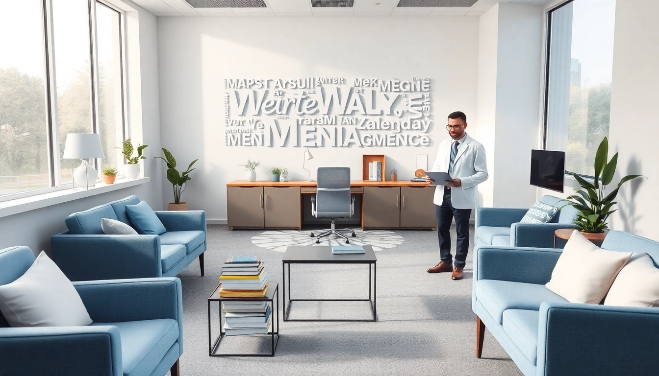 Engaging session with a top psychiatrist in dubai in a calming office environment.