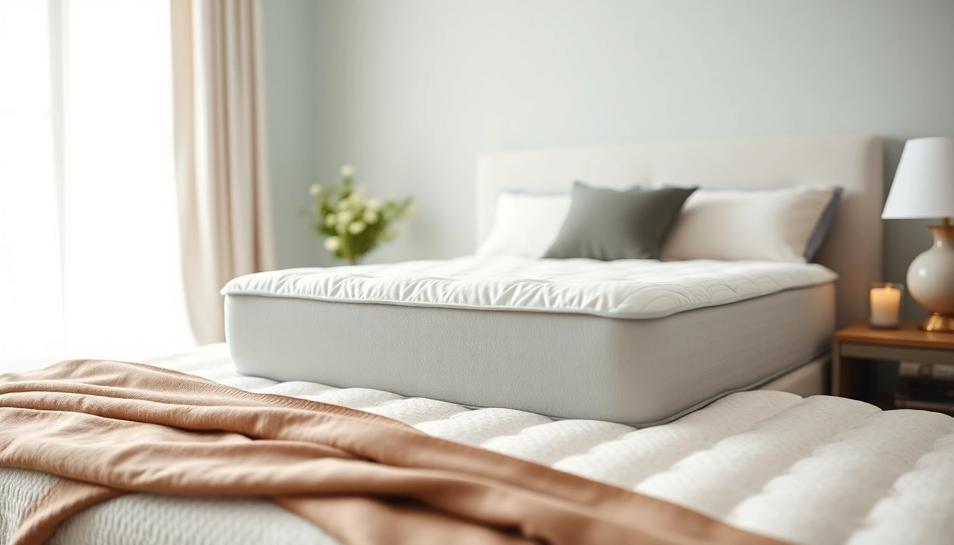 Experience ultimate comfort with a tempur cloud topper on a luxurious bed.