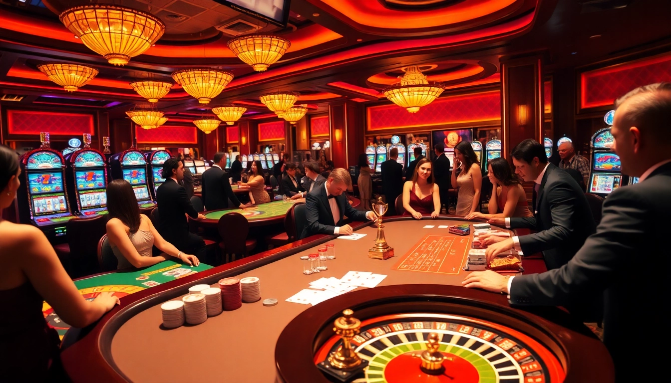 Vivez l'excitation au meilleur casino en ligne avec une action de jeu vibrante, une ambiance luxueuse et des croupiers professionnels.