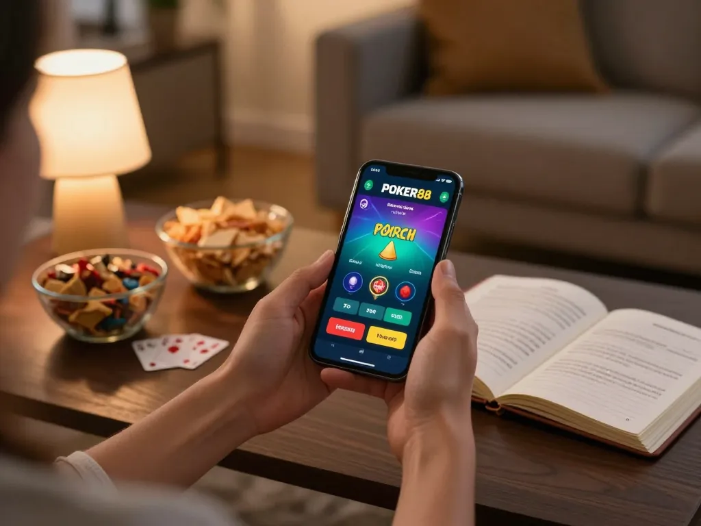 Engaging with POKER88 mobile app for a seamless online gaming experience at home