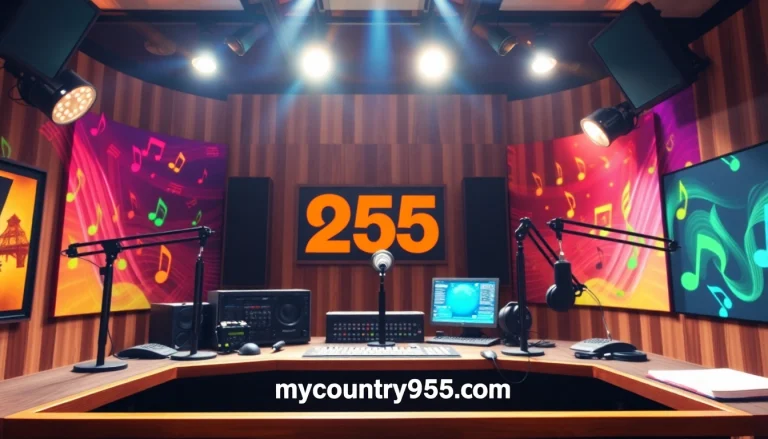 Discover energetic country music vibes with the vibrant DJ booth at https://mycountry955.com.