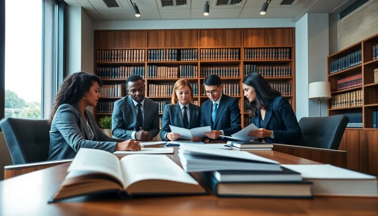 Attorneys collaborating in a professional setting at https://www.turnpikelaw.com, showcasing legal expertise.
