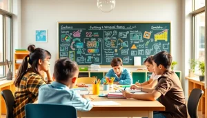 Engaged students collaborating in a classroom, highlighting the importance of Education.